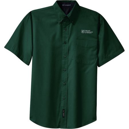 20-S508, Small, Dark Green, Left Chest, Trust Company - Horizontal.